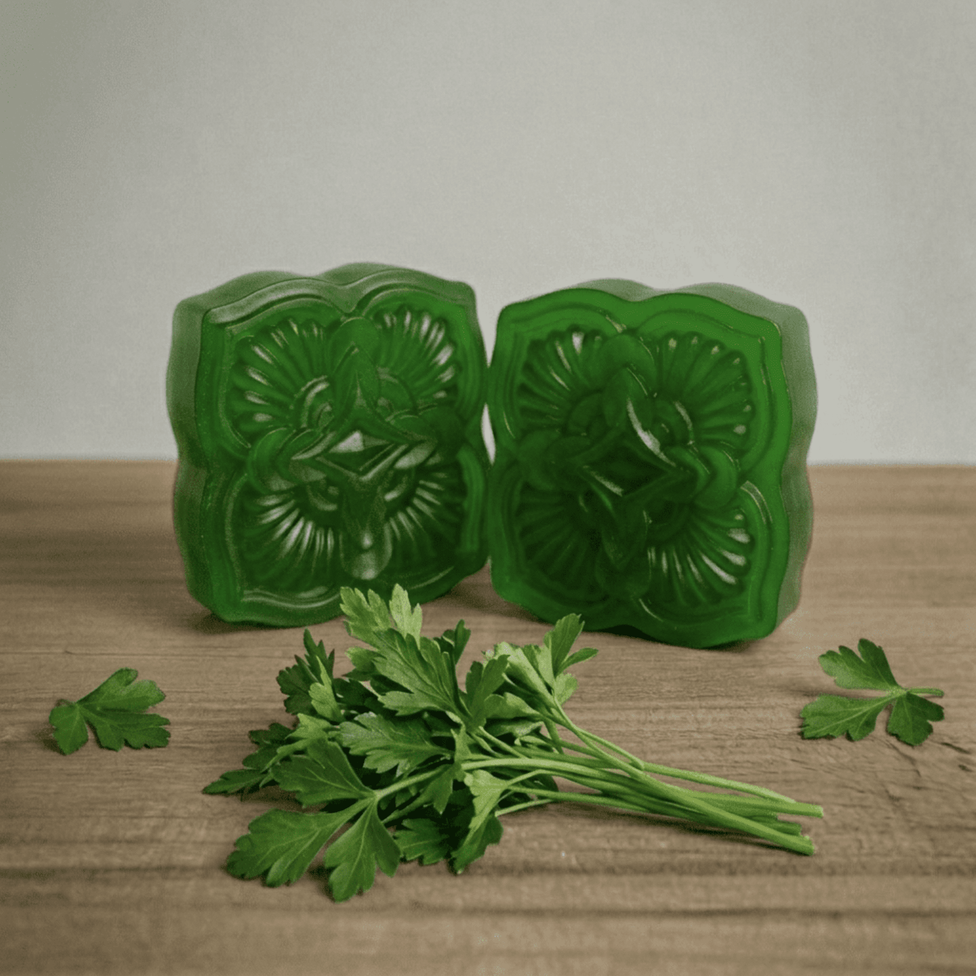 Jabon de glicerina con Perejil - 1